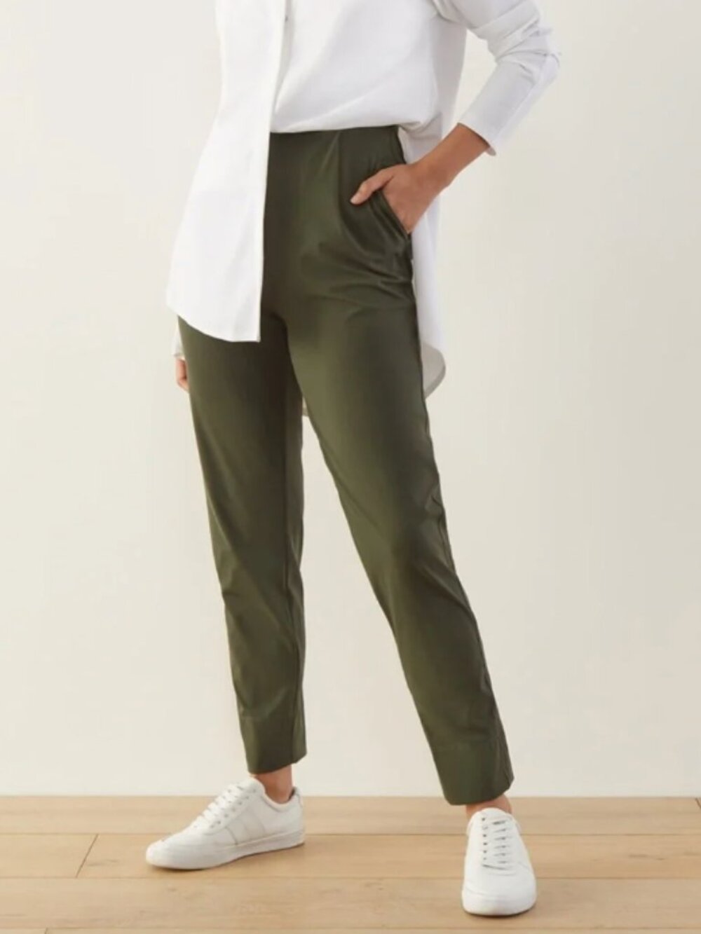 ADAY Turn It Up Pant In Moss Green Medium